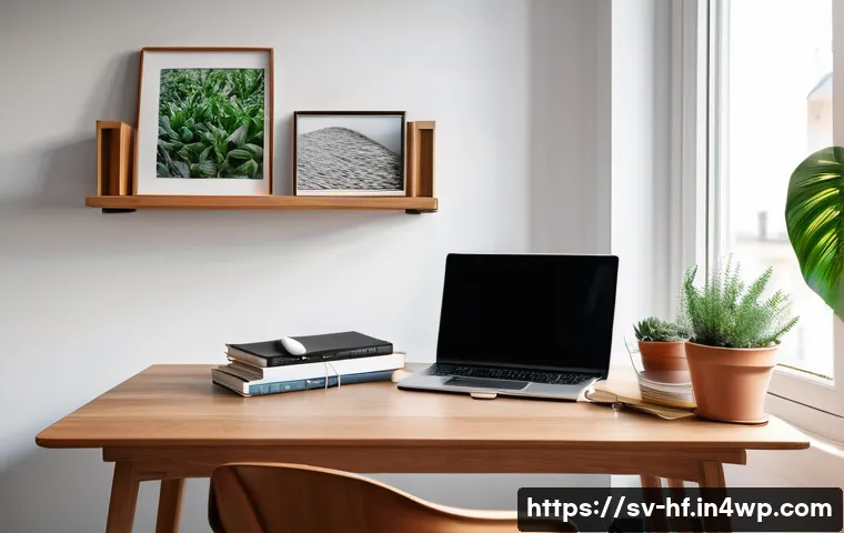 동기 부여를 위한 온라인 학습 리소스 제공하기 - A cozy, well-lit Scandinavian study nook featuring a wooden desk near a large window with natural da...